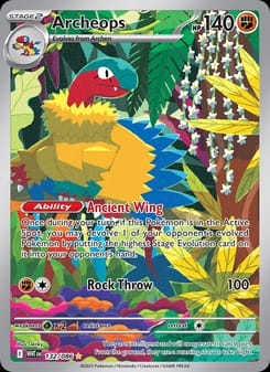 Archeops 132/086 Illustration Rare – White Flare Pokémon card