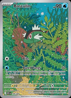 Basculin 108/086 Illustration Rare – White Flare Pokémon card