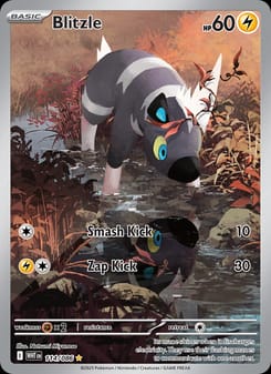 Blitzle 114/086 Illustration Rare – White Flare Pokémon card