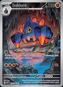 Boldore 128/086 Illustration Rare – White Flare Pokémon card