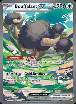 Bouffalant ex 170/086 Special Illustration Rare – White Flare Pokémon card