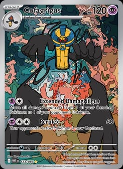 Cofagrigus 123/086 Illustration Rare – White Flare Pokémon card