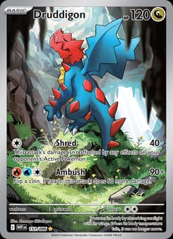 Druddigon 151/086 Illustration Rare – White Flare Pokémon card