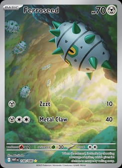Ferroseed 148/086 Illustration Rare – White Flare Pokémon card