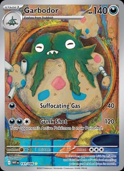 Garbodor 141/086 Illustration Rare – White Flare Pokémon card