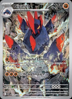 Gigalith 129/086 Illustration Rare – White Flare Pokémon card
