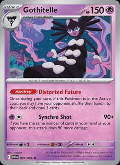 Gothitelle 043/086 Rare – White Flare Pokémon card