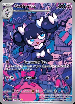 Gothorita 125/086 Illustration Rare – White Flare Pokémon card