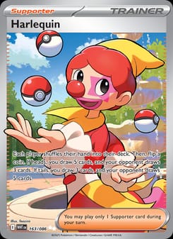 Harlequin 163/086 Ultra Rare – White Flare Pokémon card