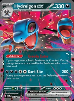 Hydreigon ex 067/086 Double Rare – White Flare Pokémon card