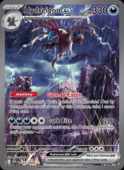 Hydreigon ex 169/086 Special Illustration Rare – White Flare Pokémon card