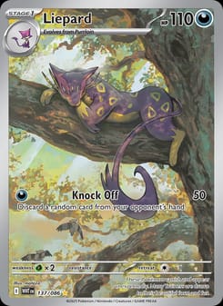 Liepard 137/086 Illustration Rare – White Flare Pokémon card