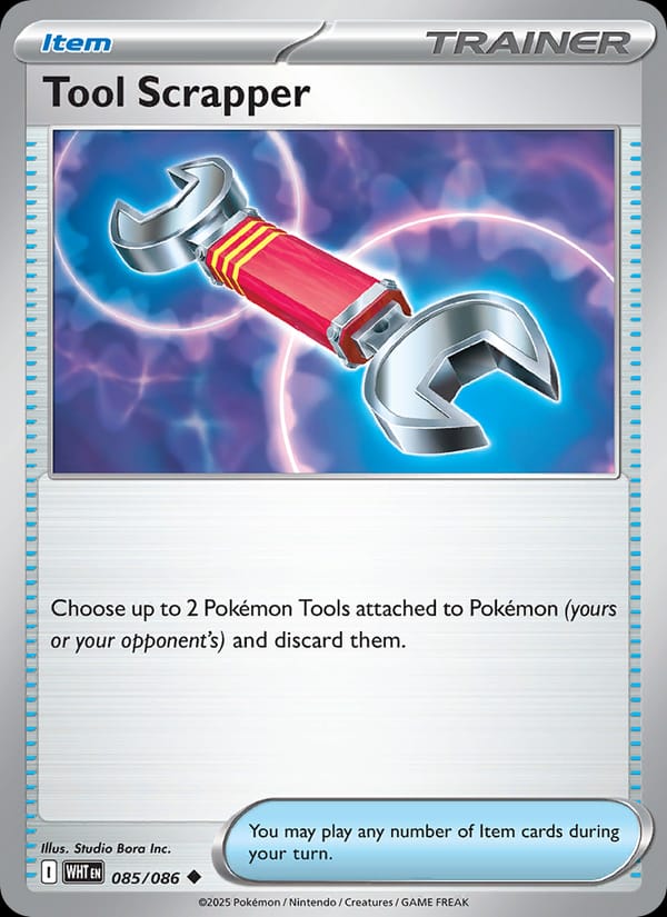 Tool Scrapper 085/086 White Flare Pokémon card
