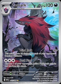 Zoroark 143/086 Illustration Rare – White Flare Pokémon card